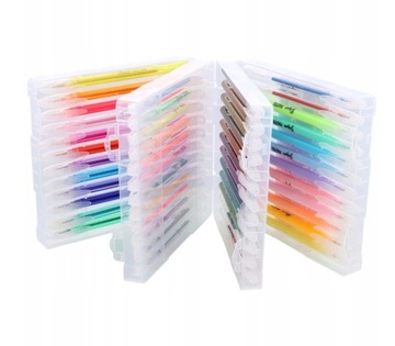 НАБОР РАЗНОЦВЕТНЫХ ГЕЛЕВЫХ РУЧОК ИЗ 48 ШТ. ПОДАРОК ​​РЕБЕНКУ