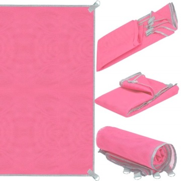 ОДЕЯЛО ДЛЯ ПИКНИКА НА ПЛЯЖЕ КОВРИК С СЕТКОЙ БЕЗ ПЕСКА БОЛЬШОЙ ПЛЯЖ XL ВОДОНЕПРОНИЦАЕМЫЙ