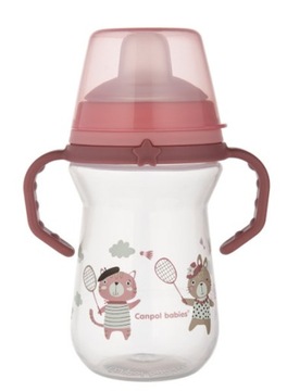 Canpol Kubek BONJOUR PARIS Silikonowy Ustnik 250ml
