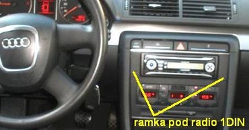 AUDI A4 B6 B7 рамка решетки магнитолы 61562
