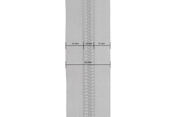 Молния тамбурная для палатки, двойная молния YKK 10мм.