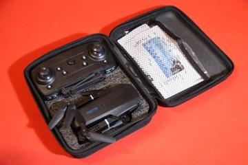Najlepszy Dron do nauki 2 kamery walizka E88 LED
