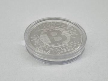 Moneta srebrna próby 999 Bitcoin 5000 franków 1oz