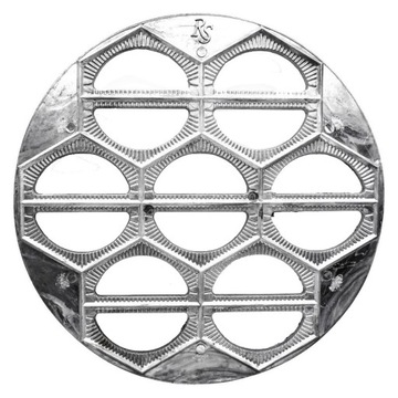 FORMA PIEROŻNICA 14 PIEROGÓW 6x3 cm. METAL