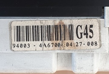 HYUNDAI H1 2.5D PŘÍSTROJOVÁ DESKA BUDÍKY EVROPA 94003-4A670