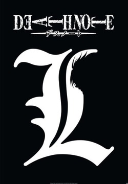 Death Note L Symbol - plakat 61x91,5 cm