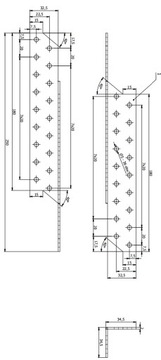 LK6 ПЛОТНОЕ СОЕДИНЕНИЕ СТРОПИЛЫ И УГОЛ ПРОГОНА 250x32 ПРАВЫЙ
