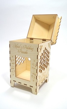 Декоративная коробка для меда, подарочная коробка