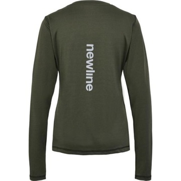 NEWLINE KOSZULKA SPORTOWA DŁUGI RĘKAW OKRĄGŁY DEKOLT LOGO YVC HMR__M