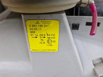 MERCEDES VANEO W414 SVĚTLO PŘEDNÍ LEVÝ EVROPA ORIGINÁLNÍ 0301189201