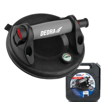 DEDRA DED06P30 PRZYSSAWKA Z POMPKĄ MANOMETR 200MM