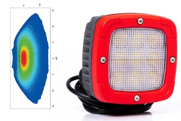 lampa robocza halogen led 38W 4100lm św. rozprosz