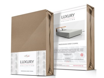 PRZEŚCIERADŁO JERSEY ELASTAN Z GUMKĄ 54 BRAUN/BRĄZ