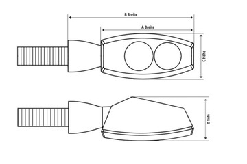 LITTLE BRONX HIGHSIDER Светодиодный индикатор/габаритный фонарь