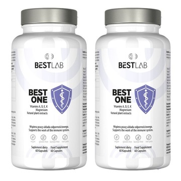 BestLab BestOne NA ODPORNOŚĆ - zestaw 2 x 60 kapsułek + GRATIS