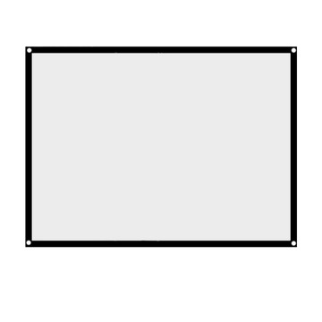 ПОРТАТИВНАЯ СКЛАДНАЯ ЗАНАВЕСКА ДЛЯ ПРОЕКТОРА 4:3 72 ДЮЙМА