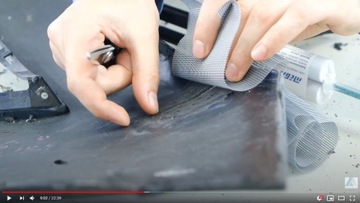 ATK PU16 черный полиуретановый клей для бампера - 50мл
