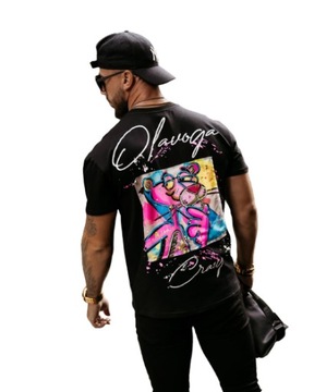 T-shirt męski OLAVOGA HUNTER czarny - M