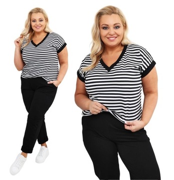 LETNI KOMPLET DRESOWY DRES PLUS SIZE BAWEŁNA PL PRODUKT KRÓTKI RĘKAW 2XL