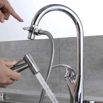 PERLATOR TRÓJNIK NA PRYSZNIC PRZYŁĄCZE KRANU REDUKCJA ROZDZIELACZ BATERIA