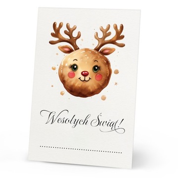 ПОДАРОЧНЫЕ ЭТИКЕТКИ праздники Новогодние бирки (10 шт.)