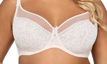 Koronkowy Biustonosz AVA AV-1396 soft biały 85F