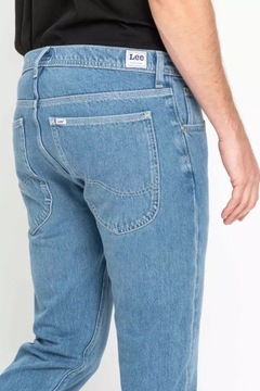 Męskie spodnie jeansowe dopasowane Lee LUKE W33 L34