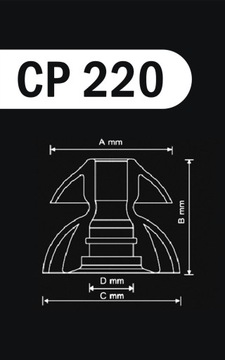 SpinFit CP220 M2 Профессиональные двухфланцевые накладки