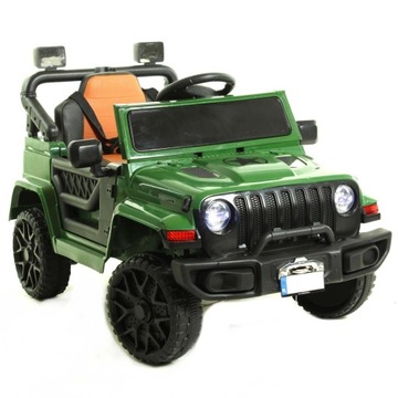 AUTO NA AKUMULATOR DLA DZIECI 4X4 SKÓRA PILOT CAR-JSX-1-ZIELONY