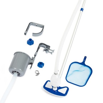 ZESTAW DO CZYSZCZENIA BASENU SKIMMER 4w1 BESTWAY