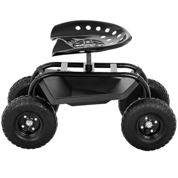 Сиденье на колесах - 150 кг Hillvert HT-RUNDLE-4 - Устойчивое и удобное