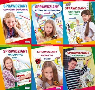 Sprawdziany klasy 1-3 ZESTAW SPRAWDZIANÓW MAT POL