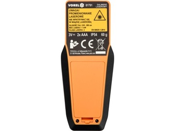 ЛАЗЕРНЫЙ ДАЛЬНОМЕР 50м VOREL 81791