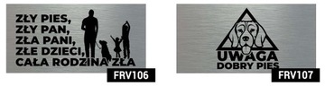 ТАРЕЛКА DiBOND INOX Note DOG Различные УЗОРЫ 40x20