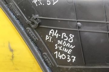 КОМПЛЕКТ ОБИВКИ ДВЕРЕЙ S-LINE АНГЛИЙСКИЙ AUDI A4 B8 4 ПРЕДМЕТА АНГЛИЙСКИЙ