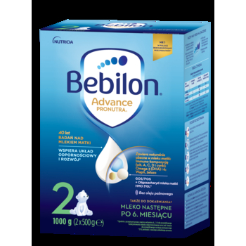 Bebilon Advance Pronutra 2 Mleko następne po 6msc 2x500g