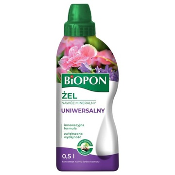 Biopon nawóz uniwersalny 0,5 L żel mineralny
