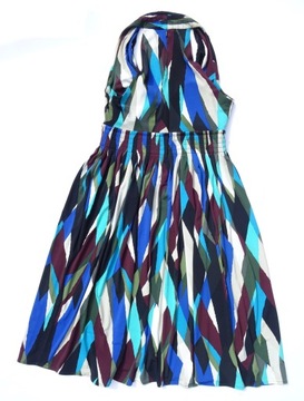 CALVIN KLEIN SAPHIRE sukienka ciekawy fason kolory