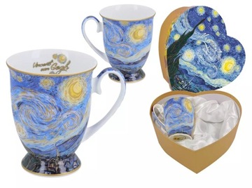 Kubki w sercu Gogh Gwiaździsta noc NA WALENTYNKI