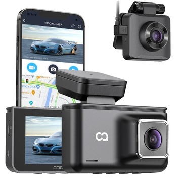 WIDEOREJESTRATOR SAMOCHODOWA PRZÓD TYŁ 2.5K HD GPS WIDEO REJESTRATOR JAZDY