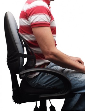 Спинка Q-Connect, черная сетка