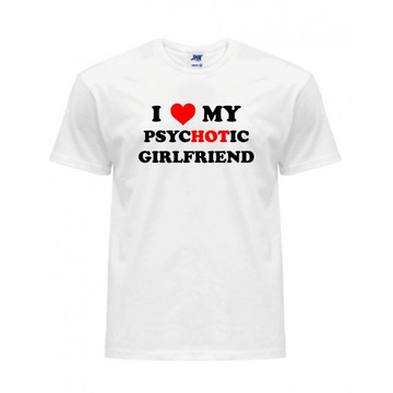 koszulka t-shirt I love my girlfriend walentynki 13156698126