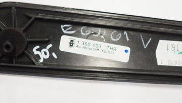 BMW E60 E61 LIŠTA DEKORACE DVEŘE PRAVÝ ZADNÍ ALU