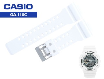 PASEK do zegarka CASIO GA-110C-7A BIAŁY MATOWY