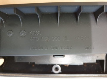 DRŽÁK LOKETNÍ OPĚRKA SKŘÍŇKA POPELNÍK LEVÝ ZADNÍ AUDI A6 C6 4F 4F0868393