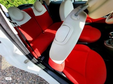 Fiat 500 II Hatchback 3d 1.2 69KM 2009 Fiat 500 biala perelka, bardzo ladny, GWARANCJA 1.2 Benzyna 69KM, zdjęcie 13