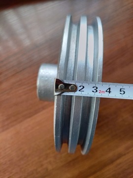 алюминиевый шкив с 2 ремнями