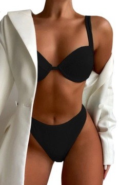 KOBIECY STRÓJ KĄPIELOWY KOSTIUM BIKINI WYŻSZY STAN