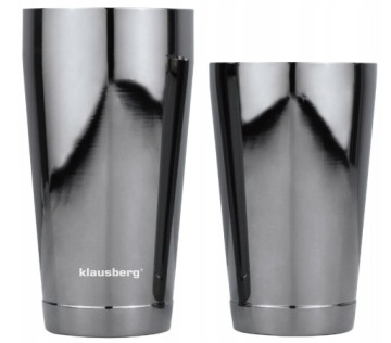 Shaker bostoński TIN TIN do drinków koktajli grafitowy