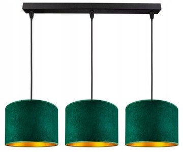 LAMPA WISZĄCA SUFITOWA ŻYRANDOL ABAŻUR WELUR